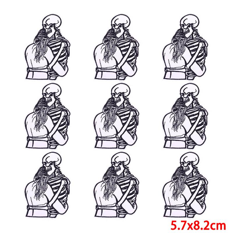 10 Pcs/lot Wholesale Embroidery Patch Iron On Patches For Clothing Patches On Clothes Jackets Decor Applique Sew Supplies