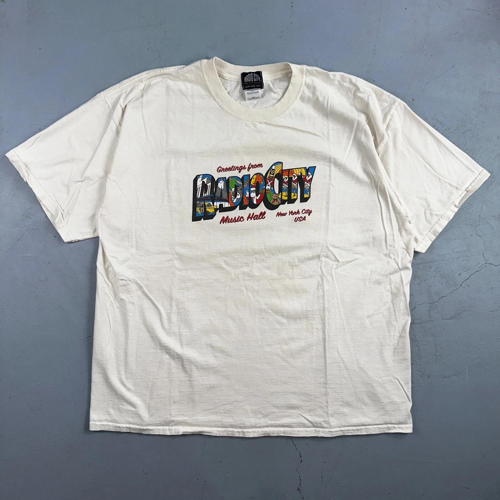 Radio City Music City Hall VTG T Shirt New York City Y2K 2000s Art Band NYC M