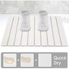 Large Stone Dish Drying Mat for Kitchen Counter, 24"(L)×16"(W) Fast Dry Super Absorbent Collapsible Dish Drying Mats, Eco-Friendly Diatomaceous