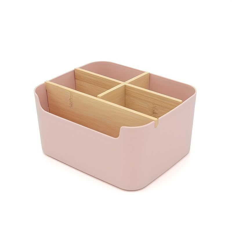 Desk Organizer with Five Sections, Suitable for Office Supplies, Pen Holder, Makeup Storage For Bathroom, Jewelry Box
