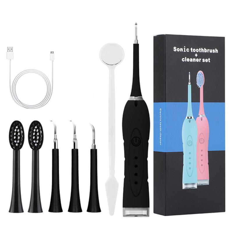 Electric Sonic Toothbrush Dental Teeth Cleaner 4 Modes Dental Scaler Calculus Tartar Remover Stone Removal for Tooth Whitening