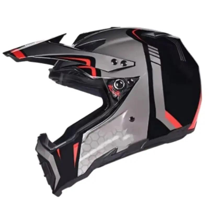 Adult Off-Road Motorcycle Helmet with Lens Bike Downhill AM DH Cross Capacete Motocross Casco - Off-Road Cycling Safety Gear