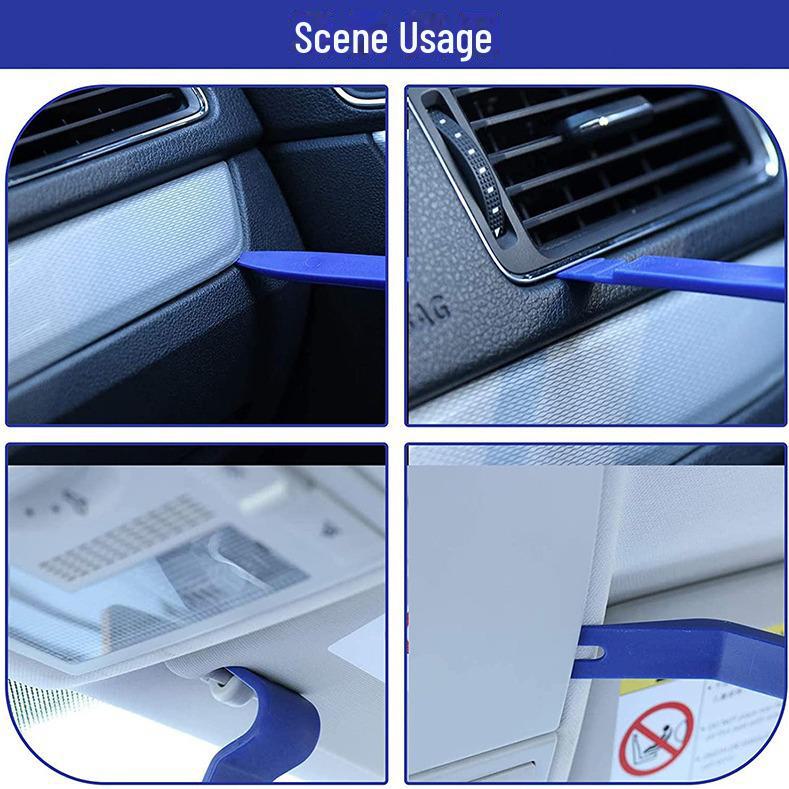 Car Interior Plastic Buckle & Pry Tool Set - 4 Pieces for Audio Modification