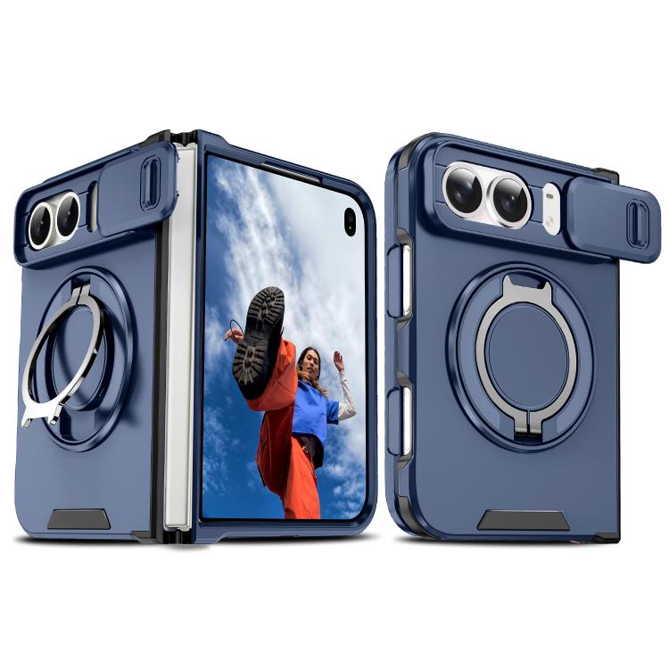 Sliding Camshield Lens Cover Ring Holder Shockproof Phone Case For iPhone Duo