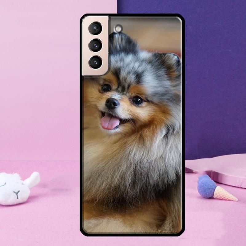 Pomeranian Dog Phone Case For Samsung Galaxy S24 Ultra S25 Ultra S9 S10 S20 S21 S22 Plus S23 S24 FE Cover
