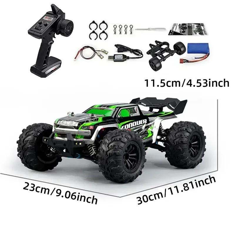 WLtoys 1:16 Scale Large RC Car 50km/h High Speed 4WD Children Toy for Boys Remote Control Car 2.4G Off Road Monster Truck RC Toy