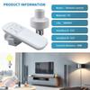 Wireless Remote Control Lamp Holder Smart Lamp Holder LED Bulb Socket Lamp Bases With Smart Timer Switch For Downlight Pendant