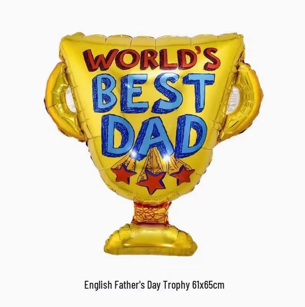 Large Standing Aluminum Foil Balloon for Mother's/Father's Day Decoration