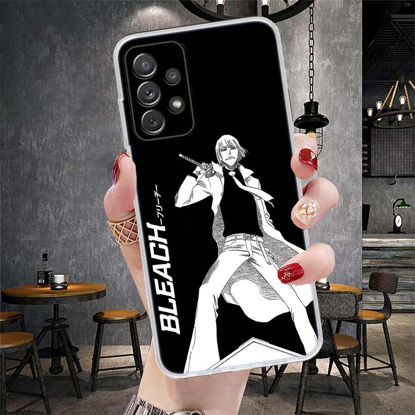 Bleach Shinji Hirako Soft Phone Case For Samsung Galaxy A12 A22 A32 A52 A72 A02S A51 A50S A71 A70 A31 A20S Note 20 Ultra S10 A10