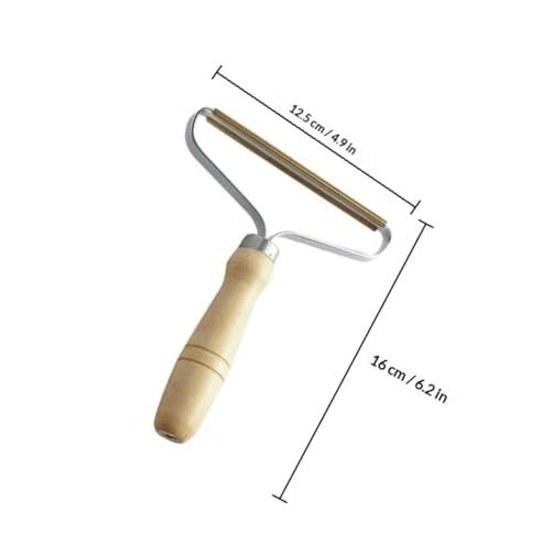 No-brand item 4 pieces lint remover manual sweater cutter clothing bedding car pet hair wooden handle gentle on fabrics