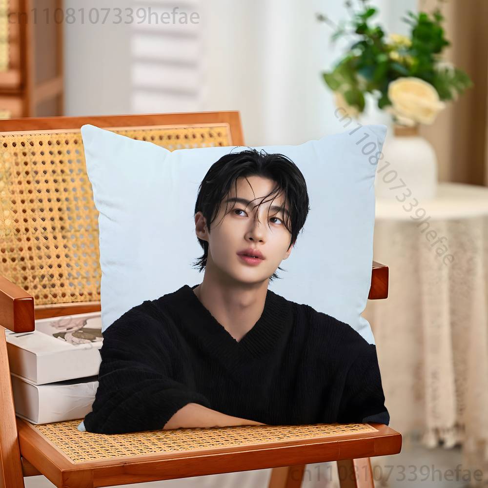 BByeon WWoo Seok Pillow Cases for Bedroom Living Room Sofa Home Decor Polyester Cushion Cover with Zipper