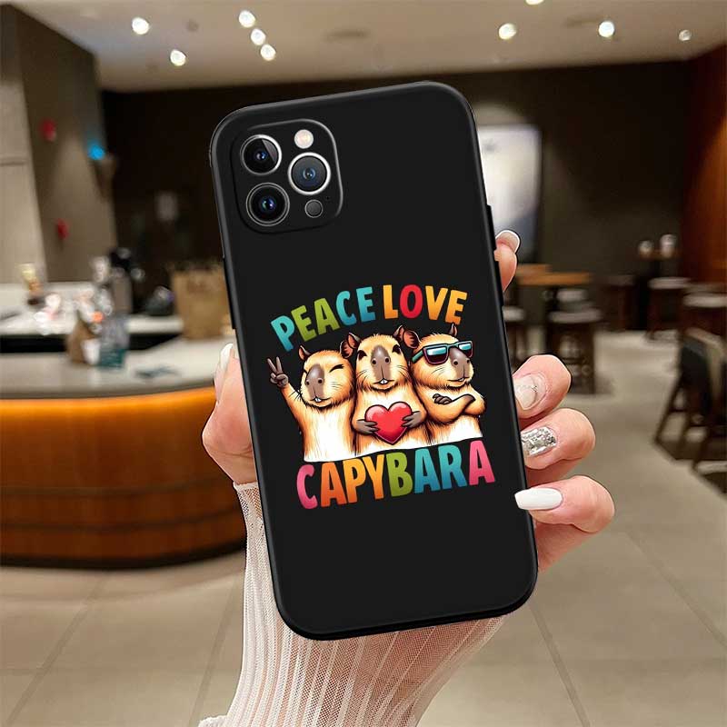

Cartoon Capybara Art Case for Motorola Moto Edge 60 60s 70 G86 G56 G54 E14 G04S G45 G54 G64 S30 S50 X30 X40 X50 Ultra Pro Power Motorola Moto G56