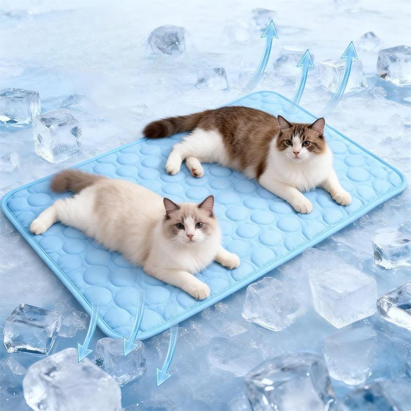 2PCS 1PC Pet Summer Cooling Gel Mat Soft Waterproof Anti Scratch Cool Pad for Dogs Cats Indoor Outdoor Sleeping Travel Crate