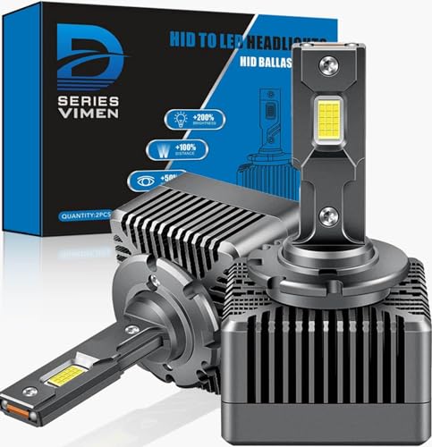 

D1S Светодиодная фара, Оригинальная замена, Светодиодная лампа D1S, 6500K, Соответствует требованиям техосмотра, Преобразует оригинальный HID в LED, BMW, Benz, Оригинальная замена