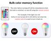 1-10PCS RGB E27 LED Bulb Lamp 24 Key Remote Control Dimmable No Flicker 10W AC 220V 110V Colorful Change for Bedroom Lamp