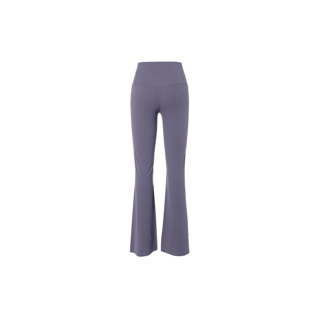 Nike High-Waist Slim Fit Flared Sports Pants Women Bottoms Purple FV7922-509