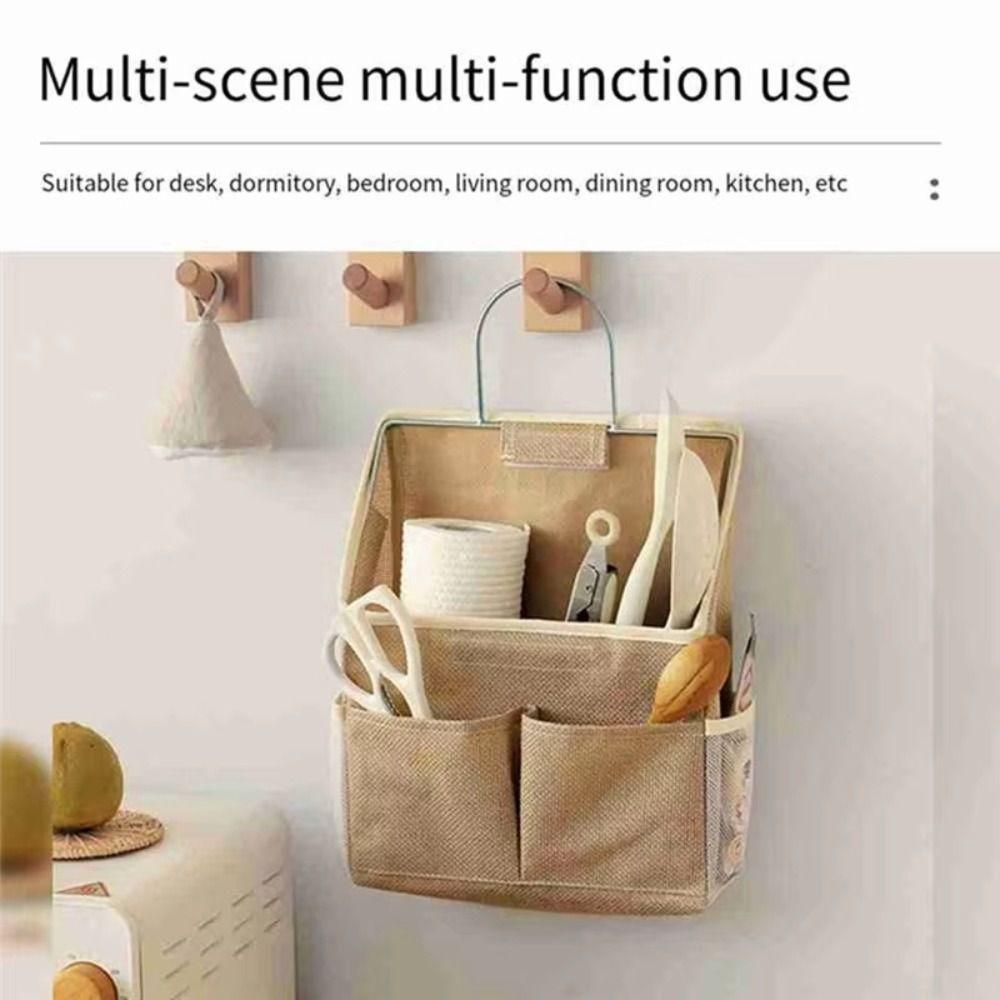 with Pockets Wall-Mounted Organizer Multifunctional Wall Hanging Pouch  Dormitory