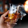 Japanese Style Harp Stripe Whisky Goblet, Cognac, Brandy, Snifter Copita, Nosing Glass, Crystal Tulips, Whiskey Smelling, Cup