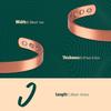 Pure Copper Magnetic Bracelet and Ring for Men and Women,Adjustable Healing Bangle with Ultra Strength Magnets,Magnetic Field Therapy (Cuff * 1 ·