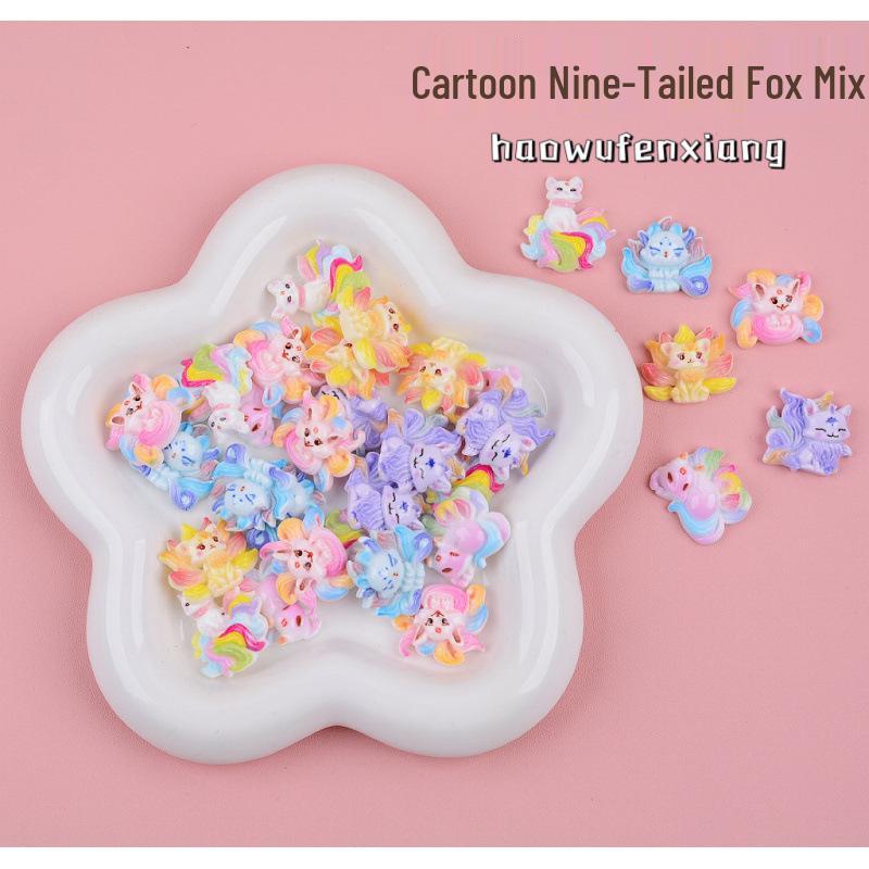 Mini Cartoon Luo Xiaohei Food Simulation DIY Resin Accessories for Phone Cases and Fridge Magnets
