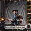 TapestryElvis Presley Custom Name Text Personalized Wall Hanging Tapestry Home Wall Decor