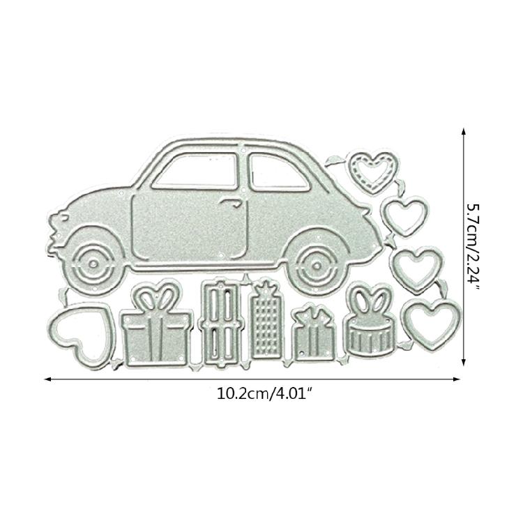 Car Cutting Dies Greeting Invitation Message Card Birthday Celebration Blessing