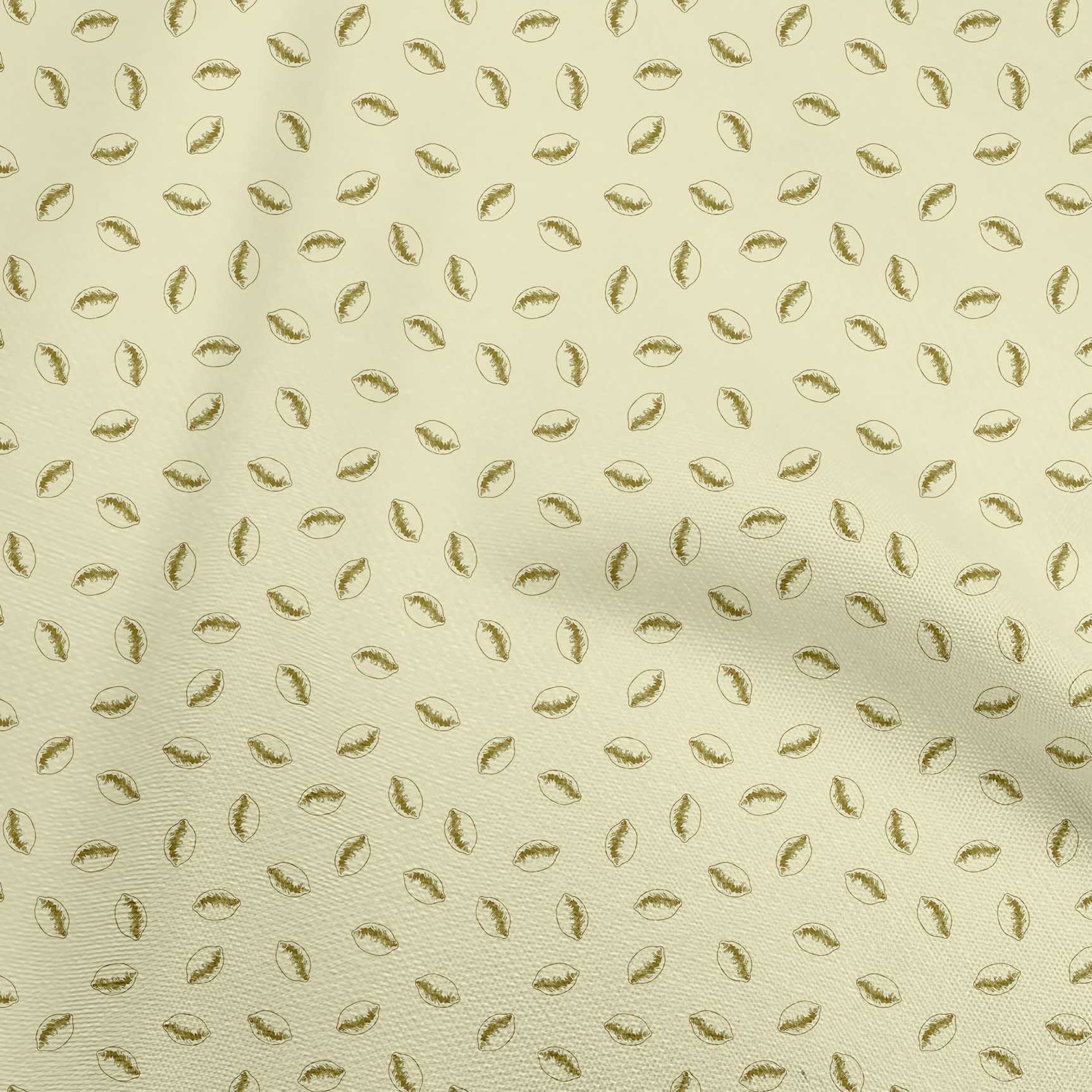 

oneOone Cotton Flex Green Fabric Glass & Lemon Slice Товари для стьобання Тканина для шиття з принтом у дворі 40 дюймів 42 Inch Wide - Viscose Chiffon жовтий
