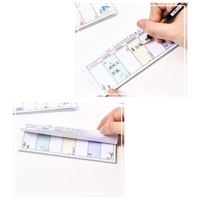 Quality Weekly Planner Notebook Weekly Planning Pads Weekly Calendar Notepads Long-Lasting Random Pattern Style 40page