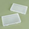 3pcs Transparent Plastic Storage Box with Tight Lid Documents Magazines Cards Sorting Boxes Office Classroom Family Organization