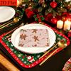 20pcs Disposable Napkins with Christmas Elements Pattern Print for Wedding,Parties,and Daily Use for Thanksgiving Fall Christmas Table Decoration