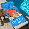 Extra Large Quick-Dry Capybara Microfiber Beach Towel, Super Fine Fiber Machine Washable Summer Essential