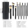 12PCS Professional Makeup Brushes Set Eyeshadow Foundation Concealer Blending Blush Brush Kabuki Soft Fluffy Women Beauty Tool