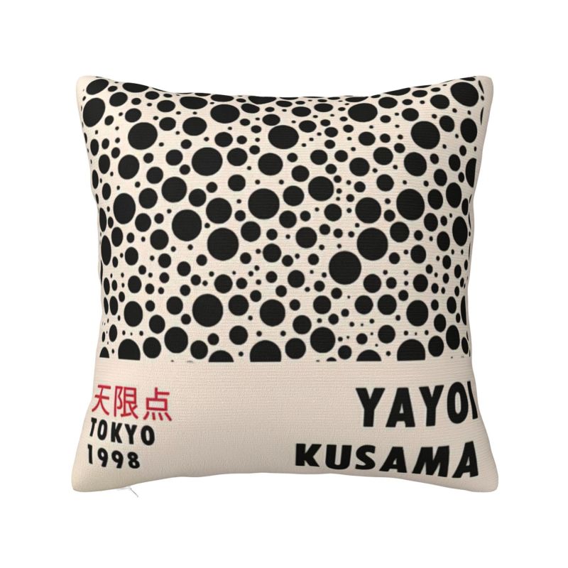 Luxury Yayoi Kusama Self Portrait Sofa Cushion Cover Polyester Throw Pillow Case Bedroom Decoration