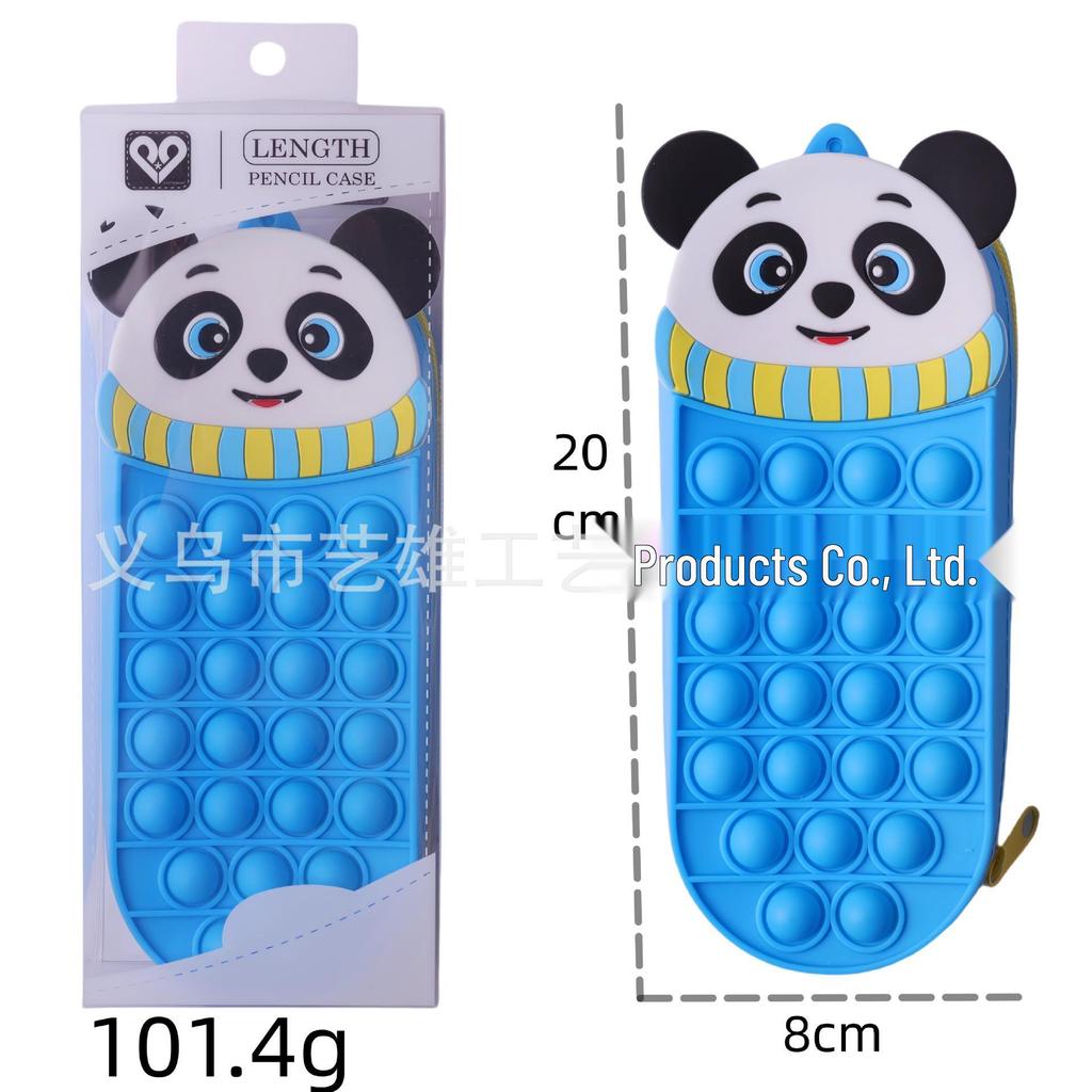 Creative Large Capacity Waterproof Silicone Pencil Case and Stationery Organizer