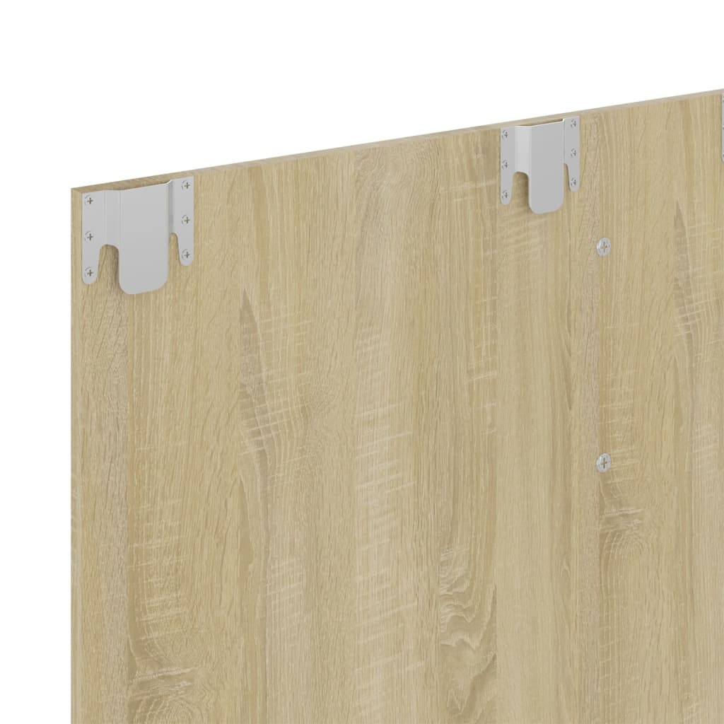TV Wall Cabinet Sonoma Oak 120 x 23.5 x 90 cm Particleboard