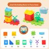 Educational Building Blocks Set for Kids: Large Particle Assembly Toy for Ages 3 to 6, featuring a Small Villa Design