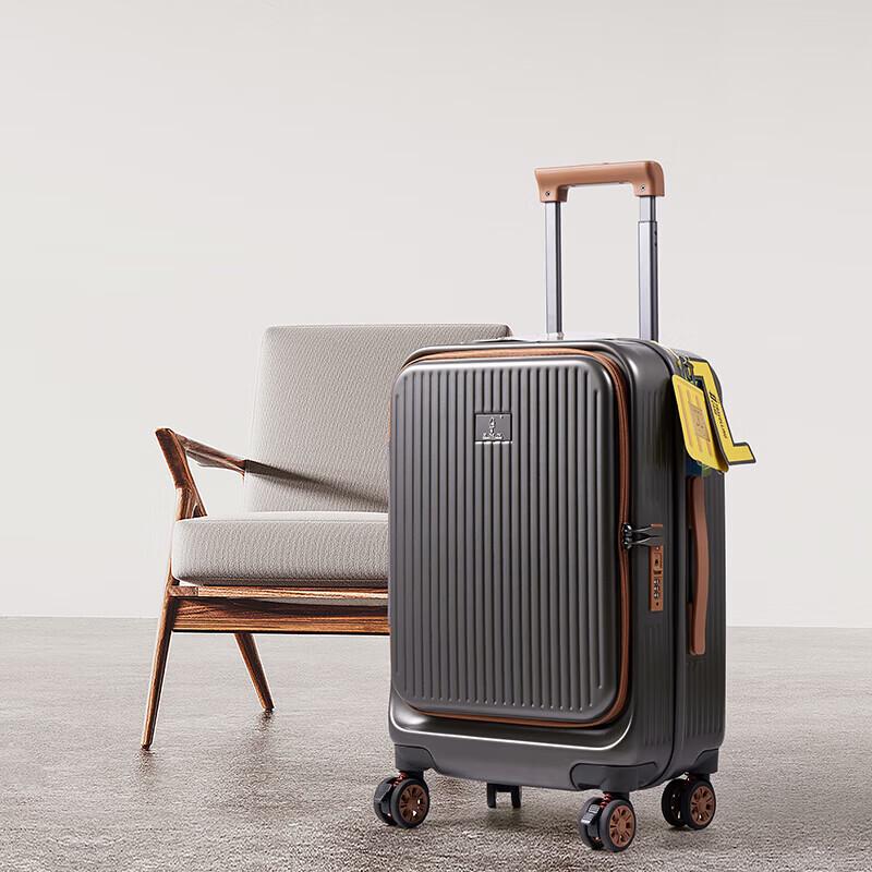 ZMN 20-inch Side-Opening Zipper Travel Suitcase