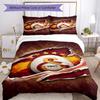 Galatasaray Bedding Set Breathable Duvet Cover with Pillowcases Decorative Bed Linen for Bedroom Home Decoration Birthday Gift