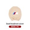 WCHT7 For BMW Car Logo Seat Headrest Pillow Case Neck Support Pad Anti-Dust Cover Accessories E30 E34 E36 E39 E46 E52 E53 E60 E61 E62