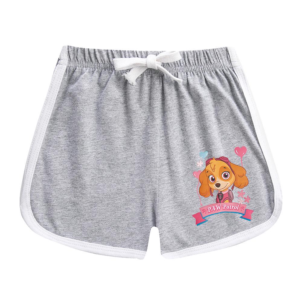 Paw Patrol Girls' Stylish Summer Outfit Set – 2022 Fashionable Short-Sleeve Two-Piece for Small & Medium Children