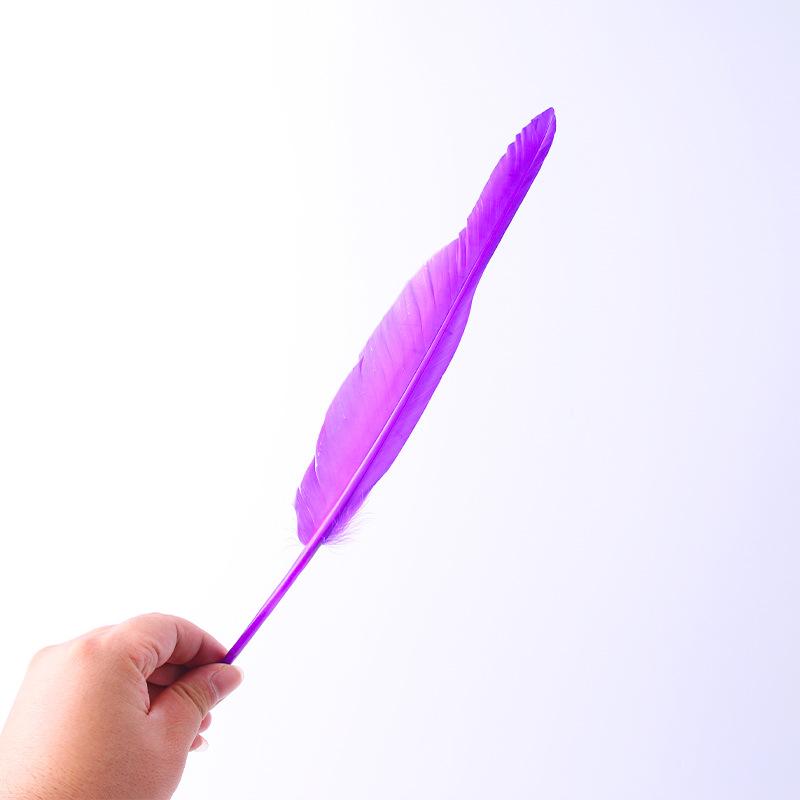 Diy Hunchback Big Feather Wedding Crafts Wing Pen Diy Jewelry Accessories Handmade Decorative Materials