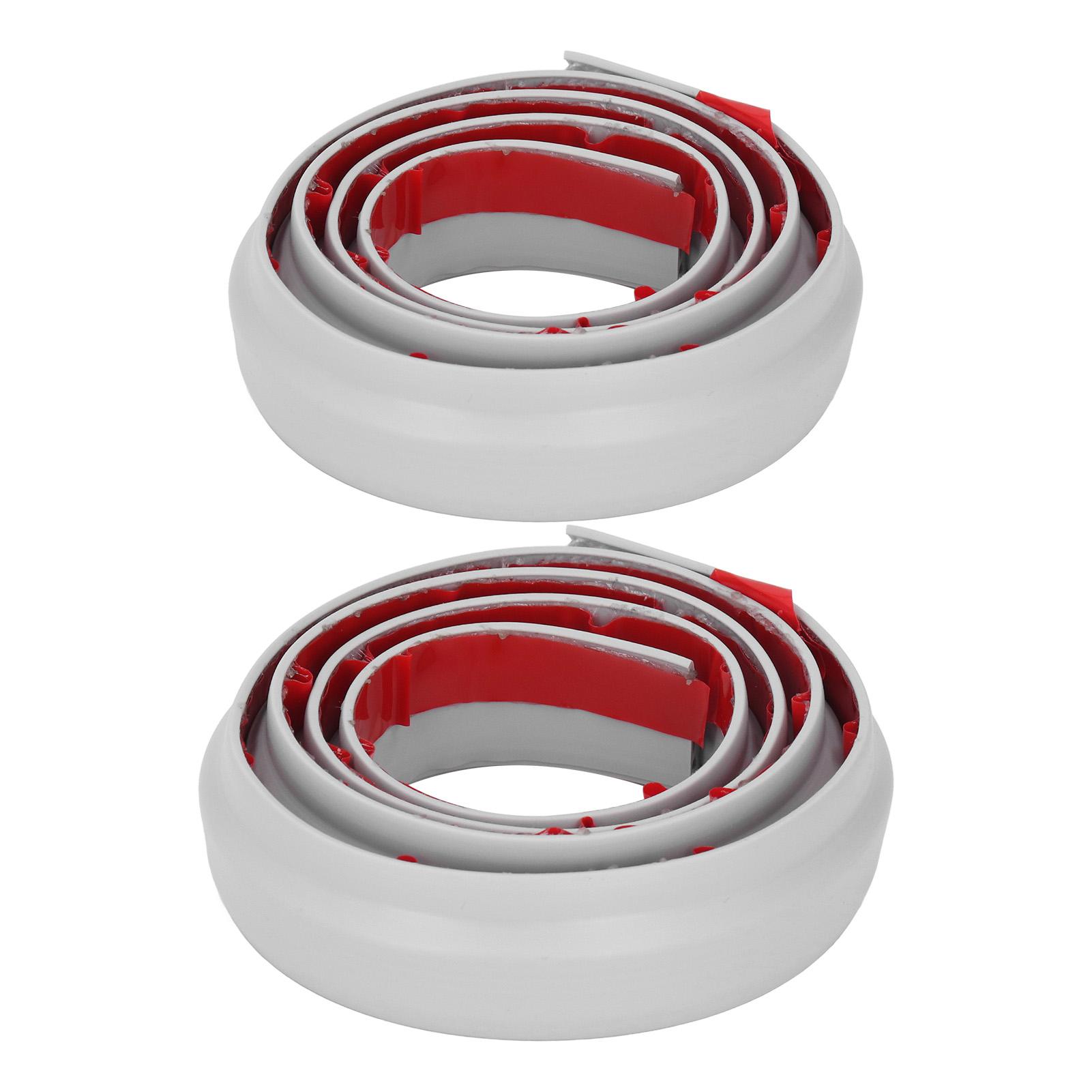 

2PCS Door Bottom Sealing Strips Insulation Weather Soundproof Self Adhesive Sealing Strip 28mm