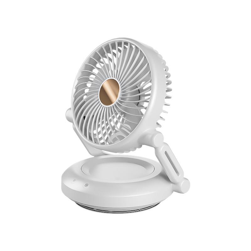 Portable USB Mini Desktop Fan – Folding & Swivel Design for Student Desks
