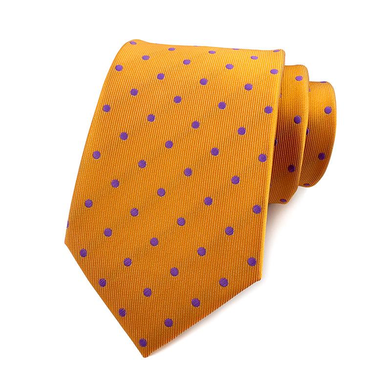 2025 Polka Dot Polyester Herren Business Casual Krawatte - Verschiedene Farben