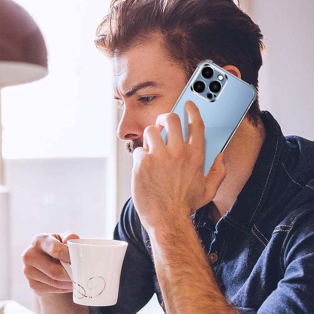 Case For iphone 16 Pro Case iphone 11 12 13 mini 14 15 16 Pro Max Cover Shockproof Clear Silicone Phone Case For iphone16 Pro