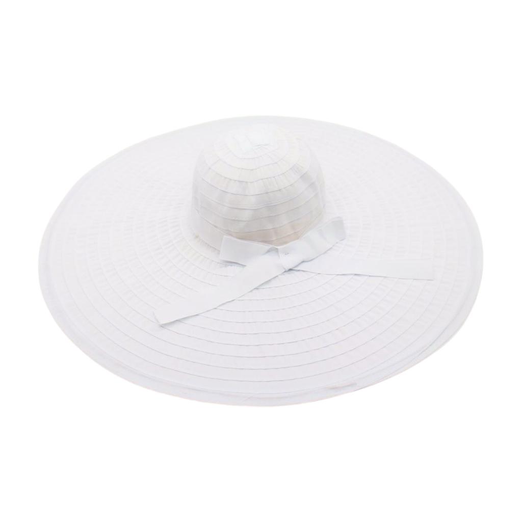 Vacation Foldable Hat, Oversized Brim, Sunshade, Sunscreen Hat, Simple Solid Color, Big Lotus Leaf Is A Hat.
