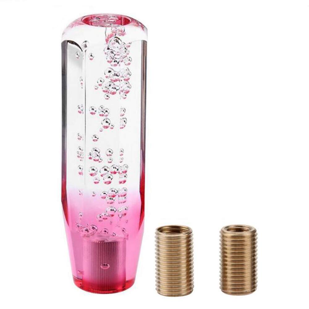 HANSWD Universal Crystal Shift Knob, Foam Included, Octagonal, 5.9 inches (150 mm), Bubble Gate,