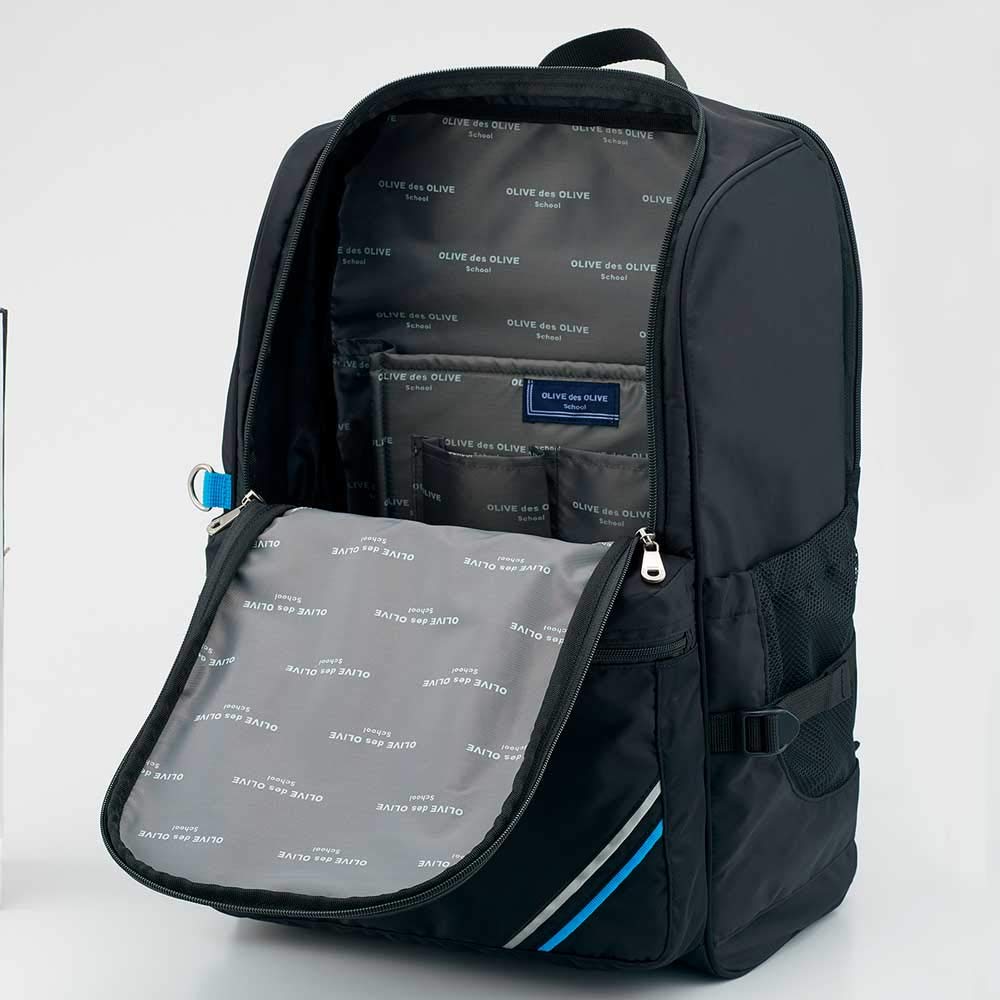 des OLIVE Wide Open Daypack 30L for School Girls 88 Navy x Blue [OLIVE School]