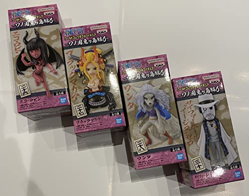

Коллекционная фигурка ONE PIECE World Wano Kuni Onigashima 6, набор из 4 типов