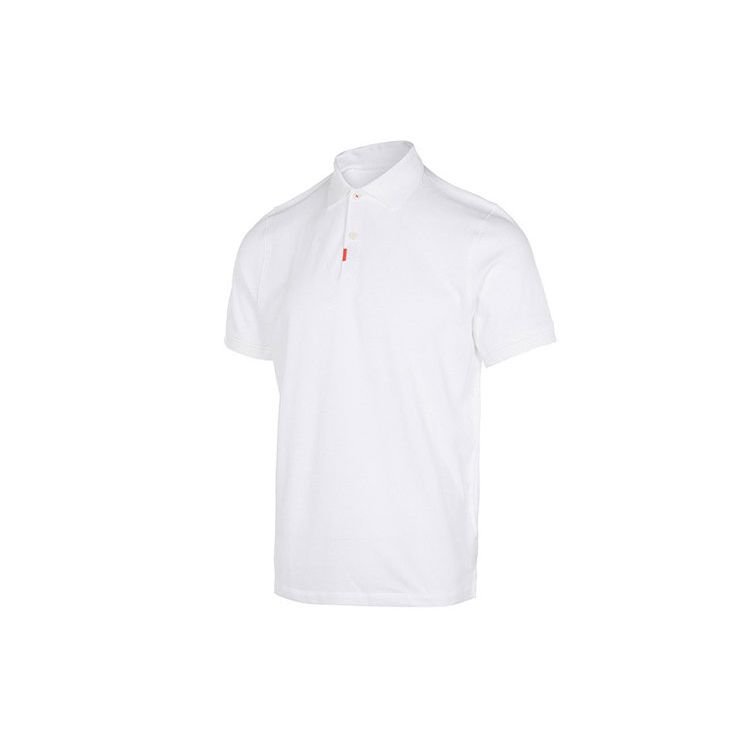 Nike Embroidered Logo Solid Color Half Button Polo Shirt Men Tops White DB3264-100